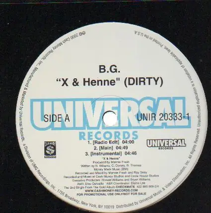 B.G. - X & Henne