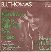 7inch Vinyl Single - B.J. Thomas - Raindrops Keep Falling On My Head