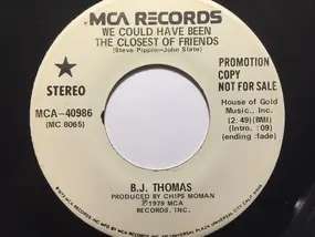 Billy Joe Thomas - We Could Have Been The Closest Of Friends / In My Heart