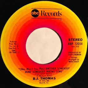 Billy Joe Thomas - (Hey Won't You Play) Another Somebody Done Somebody Wrong Song