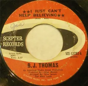 Billy Joe Thomas - I Just Can't Help Believing / Hooked On A Feeling