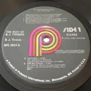 LP - B.J. Thomas - The Best Of B.J. Thomas