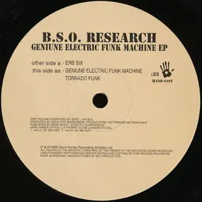 B.S.O. Research - Genuine Electric Funk Machine EP
