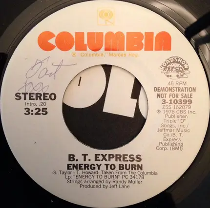 B.T. Express - Energy to Burn