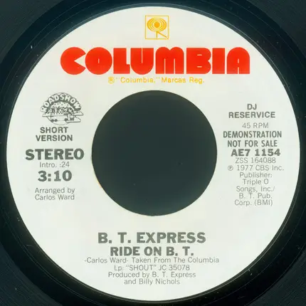 B.T. Express - Ride On B.T.