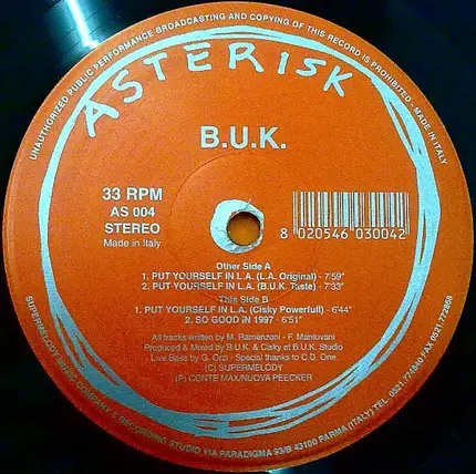 B.U.K. - Put Yourself In L.A.