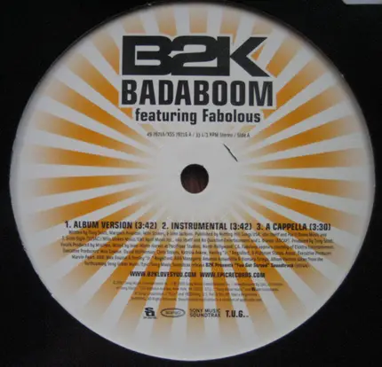 B2k - Badaboom / Take It To The Floor