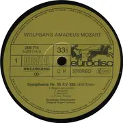 LP - Mozart - Symphonien Nr. 35 KV 385 'Haffner' / Nr. 38 KV 504 'Prager'