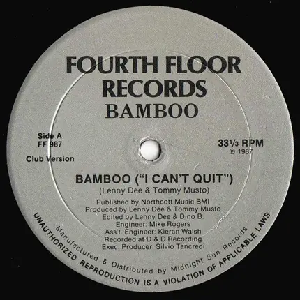 Bamboo - Bamboo ('I Can't Quit')