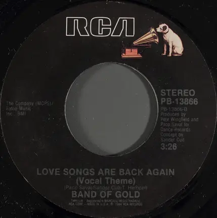 Band Of Gold - Love Songs Are Back Again