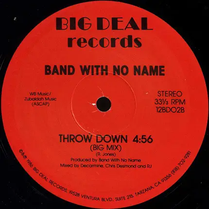 Band With No Name - Throw Down
