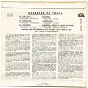 7inch Vinyl Single - Banda Del Regimiento De Infantería Jaén N.º 25 - Corridas De Toros = Bull Fighting (Selección N.º 2)