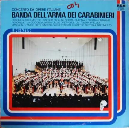Banda Dell'Arma Dei Carabinieri Di Roma - Concerto Da Opere Italiane