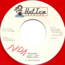 7inch Vinyl Single - Bandi Leggz / The Hot Ice Crew - Napoleon / Dangerbus Riddim Version - Clear red