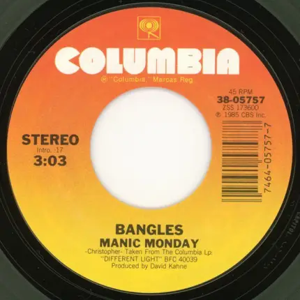 Bangles - Manic Monday