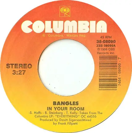 Bangles - In Your Room