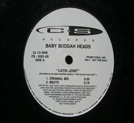 Baby Buddah Heads - Latin Joint