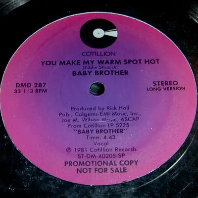 Baby Brother - You Make My Warm Spot Hot