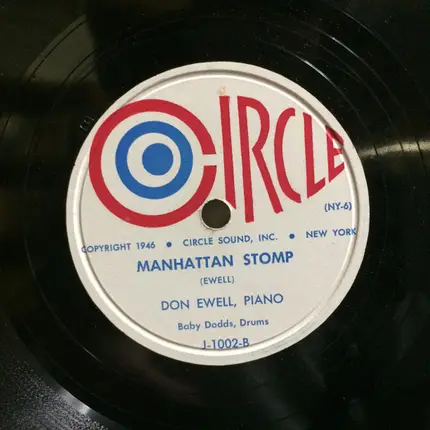 Baby Dodds Trio / Don Ewell , Baby Dodds - Albert's Blues / Manhattan Stomp