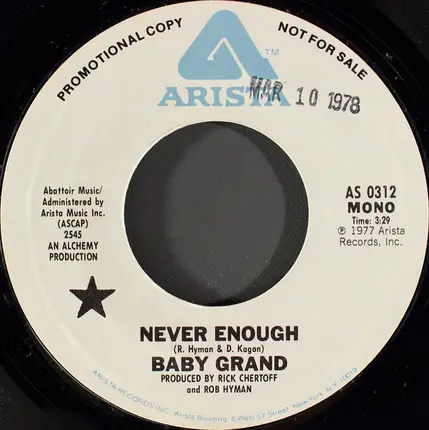 Baby Grand - Never Enough