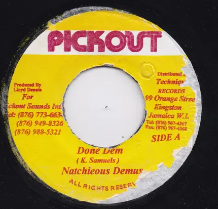 Baby Wayne , Powerman / Natchie Demus - Bust The Place/ Done Dem