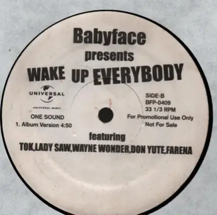 Babyface - Wake Up Everybody / One Sound