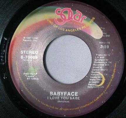 Babyface - I Love You Babe
