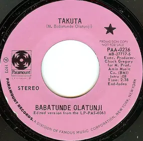 Babatunde Olatunji - Takuta