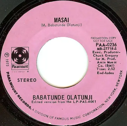 Babatunde Olatunji - Takuta