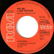 7inch Vinyl Single - Baccara - Yes Sir, I Can Boogie
