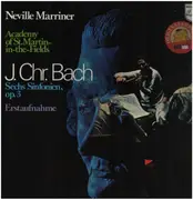 LP - J. Chr. Bach (Marriner) - Sechs Sinfonien, Op.3