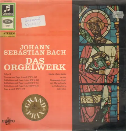 Bach / Marie Claire Alain an der Marcussen Orgel der Marienkirche in Helsingborg - Das Orgelwerk