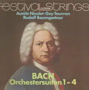 LP-Box - Bach - Orchestersuiten 1-4; Aurele Nicolet, Guy Touvron, Rudolf Baumgartner, Festival Strings Lucerne - Hardcover Box + Booklet