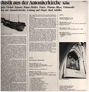 LP - Bach / Buxtehude / Brahms / Bruch - Musik aus der Antoniterkirche Köln