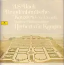 LP - Bach - Brandenburgische Konzerte 4,5,6, Berliner Philharmoniker, Karajan
