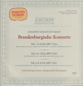 J. S. Bach - Brandenburgische Konzerte Nr. 2 F-Dur, BWV 1047, Nr. 3 G-Dur, BWV 1048, Nr. 5 D-Dur, BWV 1050