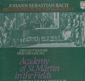 J. S. Bach - Brandenburgische Konzerte,, Academy of St. Martin-in-the-Fields, Marriner, Thurston Dart