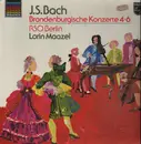 LP - Bach - Brandenburgische Konzerte 4-6, RSO Berlin, Lorin Maazel