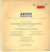 bach - Brandenburgisches Konzerte Nr.1 F-Dur/Nr.4 G-Dur/Nr.6 B-Dur