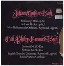 LP - Bach / C.P.E.Bach - Sinfonien g-Moll & B-Dur / Nr1 D-Dur & Nr.2 Es-Dur