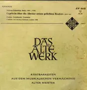7inch Vinyl Single - Bach - Capriccio Über Die Abreise Seines Geliebten Bruders