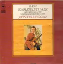 Double LP - Bach - Complete Lute Music, Oeuvres pour Luth (John Williams, Guitar)