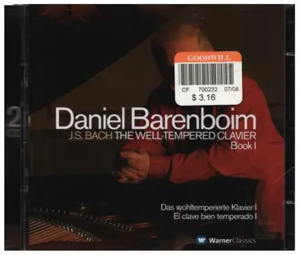 Bach / Daniel Barenboim - Das Wohltemperierte Clavier I