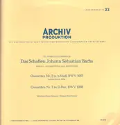 LP - Bach - Das Schaffen J.S.Bachs-Serie L Ouvertüren und Sinfonien