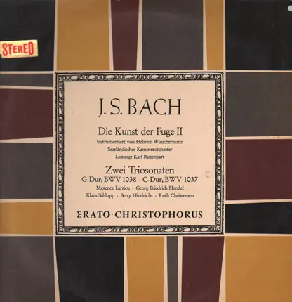 Bach (Helmut Winschermann) - Die Kunst der Fuge II