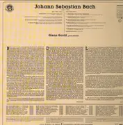 LP - Bach - Gould plays Bach - Italiano Concerto, Preludes, Fugues, etc..