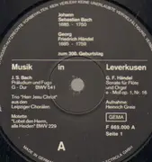 LP - Bach / Händel - Präludium und Fuge G-Dur / Sonate für Flöte und Orgel