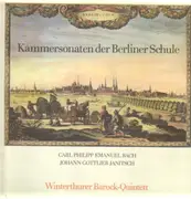 LP - Bach / Janitsch - Winterthurer Barock-Quintett - Kammersonaten der Berliner Schule