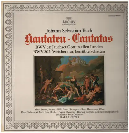 Bach - 'Jauchzet Gott In Allen Landen', Kantate Am 15. Sonntag Nach Trinitatis, BWV 51 - 'Weichet Nur, Bet