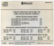 CD - Bach / Jörg Ewald Dähler - Cembalowerke